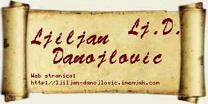 Ljiljan Danojlović vizit kartica
